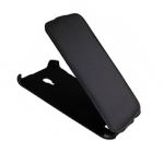 Чехол для Alcatel OT 7050K, 7050Y (One Touch Pop S9) флип кожзам №1 <черный>