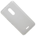 Чехол для Alcatel OT 9008D (A3 XL) силиконовый матовый <бело-прозрачный>