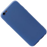 Чехол для Apple iPhone 6, iPhone 6s силиконовый Soft Touch 4 <синий> ― Оптовый PromiseMobile
