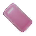 Чехол для BlackBerry 9850/9860 силиконовый матовый <розовый>