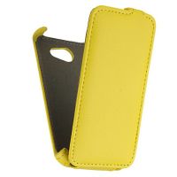 Чехол для Fly IQ400W флип кожзам №1 <желтый> ― Оптовый PromiseMobile
