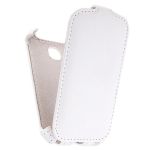 Чехол для Fly IQ434 флип кожзам №1 <белый>