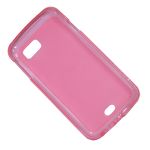 Чехол для Fly IQ4411 силиконовый матовый <розовый>