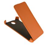 Чехол для Fly IQ449 флип кожзам №1 <оранжевый>