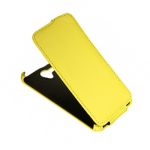 Чехол для Fly IQ4502 флип кожзам №1 <желтый>