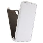 Чехол для Fly IQ4503 флип кожзам №1 <белый>