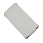 Чехол для Fly IQ4512 (Quad EVO Chic 4) флип кожзам №1 <белый>