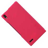 Promisemobile.ru: купить Чехол Huawei Ascend P6 задняя крышка пластик ребристый Nillkin <красный>, продажа Чехол Huawei Ascend P6 задняя крышка пластик ребристый Nillkin <красный>
