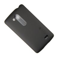 Чехол для LG D295 (Optimus L Fino) задняя крышка пластик ребристый Nillkin <черный> ― Оптовый PromiseMobile
