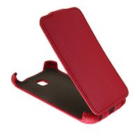 Promisemobile.ru: купить Чехол LG E435 (Optimus L3 II Dual) флип кожзам №1 <красный>, продажа Чехол LG E435 (Optimus L3 II Dual) флип кожзам №1 <красный>