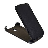 Promisemobile.ru: купить Чехол LG E435 (Optimus L3 II Dual) флип кожзам №1 <черный>, продажа Чехол LG E435 (Optimus L3 II Dual) флип кожзам №1 <черный>