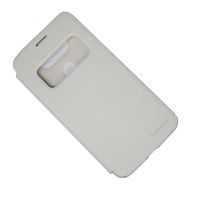 Чехол для LG H845 (G5 SE) флип боковой пластик-кожзам с окошком Nillkin Sparkle <белый> ― Оптовый PromiseMobile