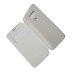 Чехол для LG H845 (G5 SE) флип боковой пластик-кожзам с окошком Nillkin Sparkle <белый>