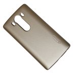 Чехол для LG H961s (V10) задняя крышка пластик ребристый Nillkin <золото>