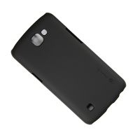 Чехол для LG K130 (K4) задняя крышка пластик ребристый Nillkin <черный> ― Оптовый PromiseMobile