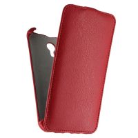 Чехол для Meizu M1 Metal (M57A) флип кожзам №1 <красный> ― Оптовый PromiseMobile