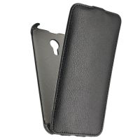 Чехол для Meizu M1 Metal (M57A) флип кожзам №1 <черный> ― Оптовый PromiseMobile