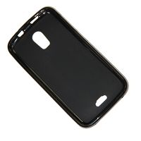 Чехол для Micromax A200 силиконовый матовый <черный> ― Оптовый PromiseMobile
