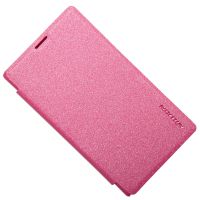 Чехол для Microsoft 435 Dual флип боковой пластик-кожзам Nillkin Sparkle <красный> ― Оптовый PromiseMobile