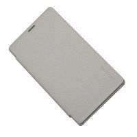 Чехол для Microsoft 532 Dual флип боковой пластик-кожзам Nillkin Sparkle <белый> ― Оптовый PromiseMobile