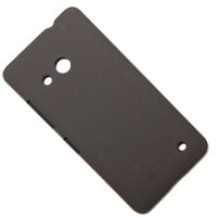 Чехол для Microsoft 550 Dual Lumia задняя крышка пластик ребристый Nillkin <коричневый> ― Оптовый PromiseMobile