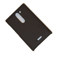 Promisemobile.ru: купить Чехол Nokia 502 Dual задняя крышка пластик ребристый Nillkin <коричневый>, продажа Чехол Nokia 502 Dual задняя крышка пластик ребристый Nillkin <коричневый>
