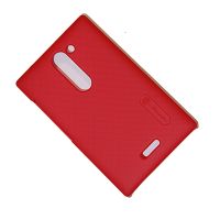 Promisemobile.ru: купить Чехол Nokia 502 Dual задняя крышка пластик ребристый Nillkin <красный>, продажа Чехол Nokia 502 Dual задняя крышка пластик ребристый Nillkin <красный>
