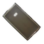 Чехол для Nokia 900 силиконовый матовый <серый>