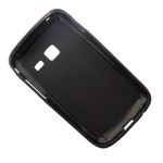Чехол для Samsung S6108 силиконовый матовый <черный>