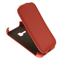 Promisemobile.ru: купить Чехол Samsung S6310/S6312 флип кожзам №1 <оранжевый>, продажа Чехол Samsung S6310/S6312 флип кожзам №1 <оранжевый>