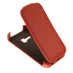 Чехол для Samsung S6310, S6312 (Galaxy Young) флип кожзам №1 <оранжевый>