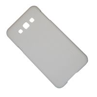 Чехол для Samsung SM-E700F (Galaxy E7) задняя крышка пластик ребристый Nillkin <белый> ― Оптовый PromiseMobile