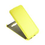 Чехол для Samsung SM-E700 (Galaxy E7) флип кожзам №1 <желтый>