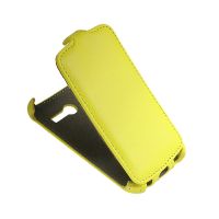 Чехол для Samsung SM-G110H (Galaxy Pocket 2) флип кожзам №1 <желтый> ― Оптовый PromiseMobile