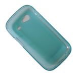 Чехол для Samsung i9020, i9023 (Google Nexus S) силиконовый матовый <голубой>