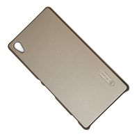 Чехол для Sony E6553, E6533 (Xperia Z3+) задняя крышка пластик ребристый Nillkin <золото> ― Оптовый PromiseMobile