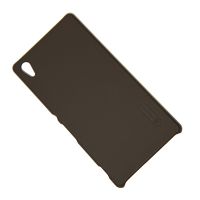 Чехол для Sony E6553, E6533 (Xperia Z3+) задняя крышка пластик ребристый Nillkin <коричневый> ― Оптовый PromiseMobile