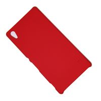 Чехол для Sony E6553, E6533 (Xperia Z3+) задняя крышка пластик ребристый Nillkin <красный> ― Оптовый PromiseMobile