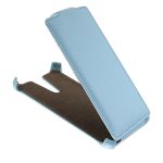 Чехол для Sony LT29 (Xperia TX) флип кожзам №1 <голубой>