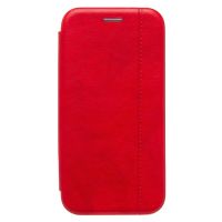 Чехол для Apple iPhone 15 флип боковой кожзам №3 <красный> ― Оптовый PromiseMobile