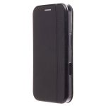 Чехол для Apple iPhone 16 Pro флип боковой кожзам №3 <черный>