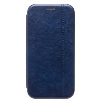Чехол для Apple iPhone 16 Pro флип боковой кожзам №3 <синий> ― Оптовый PromiseMobile