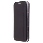 Чехол для Apple iPhone 16 Pro Max флип боковой кожзам №3 <черный>