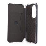 Чехол для Huawei Honor 200 Pro (ELP-NX9) флип боковой кожзам №3 <черный>