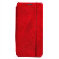 Чехол для Realme C30 (RMX3581), Narzo 50i Prime (RMX3506) флип боковой кожзам №3 <красный> ― Оптовый PromiseMobile