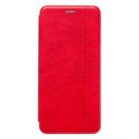 Чехол для Samsung SM-A055F (Galaxy A05) флип боковой кожзам №3 <красный> ― Оптовый PromiseMobile