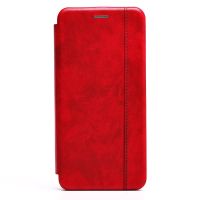 Чехол для Xiaomi Poco X5 Pro 5G флип боковой кожзам №3 <красный> ― Оптовый PromiseMobile