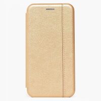 Чехол для Xiaomi Redmi 9 (M2204J19AG) флип боковой кожзам №3 <золотой> ― Оптовый PromiseMobile