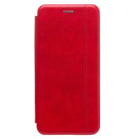 Чехол для Xiaomi Redmi Note 10 (M2101K7AG), 10S (M2101K7BL) флип боковой кожзам №3 <красный> ― Оптовый PromiseMobile