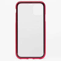 Чехол для Apple iPhone 11 кейс 360 Magnetic Glass <красно-прозрачный> ― Оптовый PromiseMobile